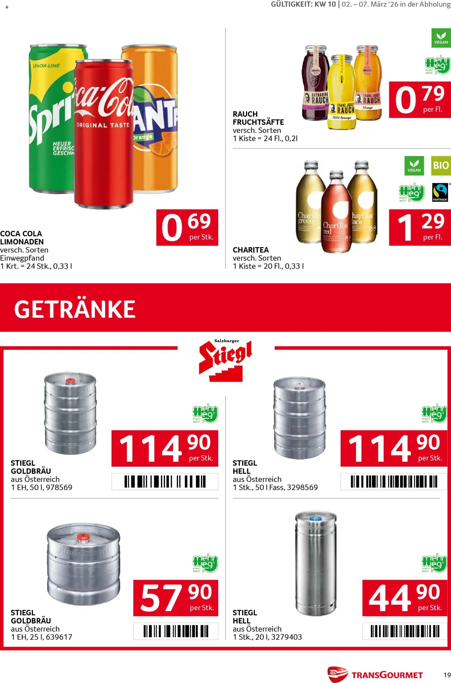 Transgourmet Flugblatt gültig ab 02.03.2026 | Seite: 18