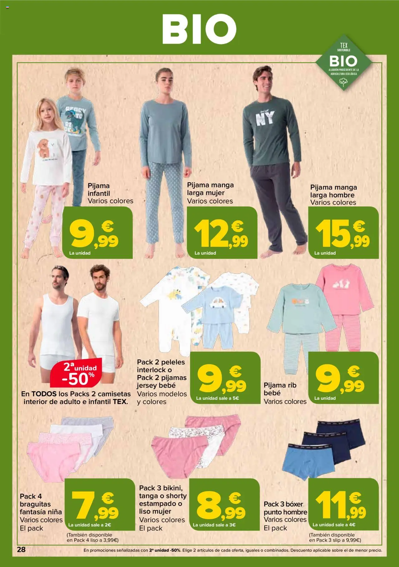 Carrefour - Bio │ válido desde el 26.09.2025 | Página: 28 | Productos: Pijama, Peleles