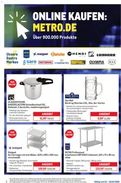 Metro Online: Wochen-Angebote ab 23.03.2026 gültig
