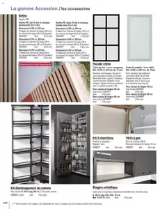 Gedimat - Prévisualisation de Gedimat Salle de bains & Cuisine valide à partir de 14.03.2025 | Page: 168 | Produits: Porte, Poignées, Étagère, Tiroirs