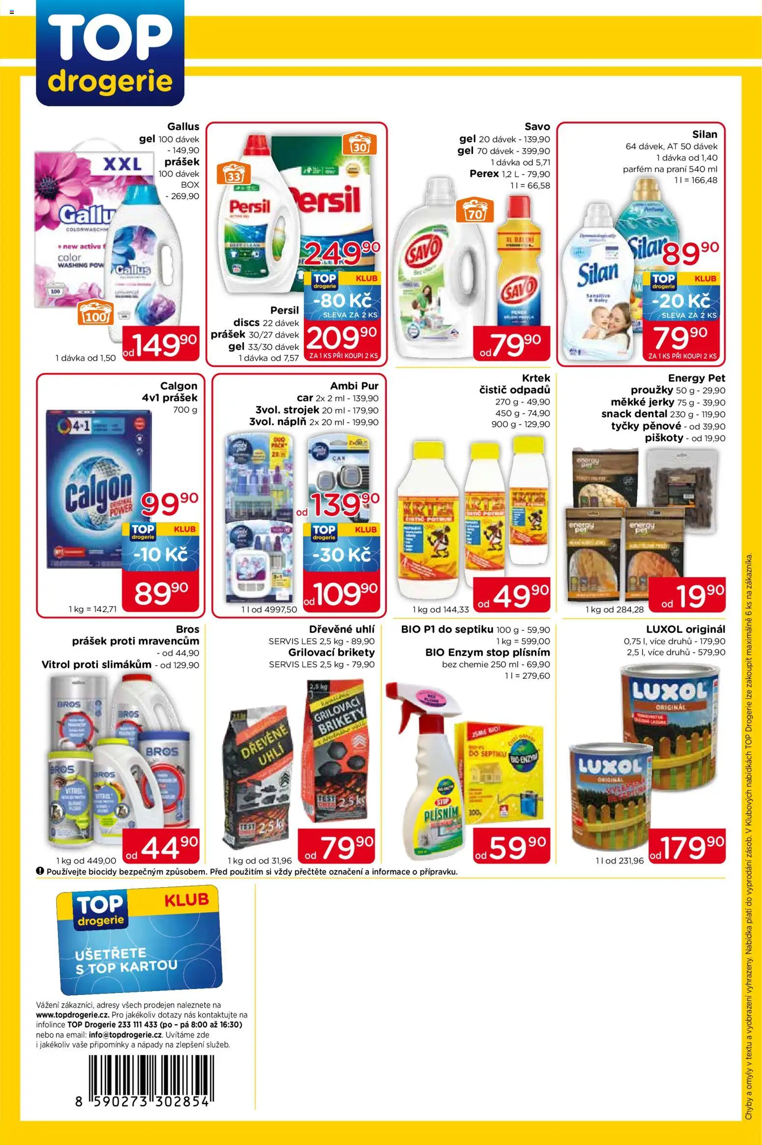 Top drogerie leták od 16.04.2026 | Strana: 4 | Produkty: Piškoty, Brikety, Grilovací brikety, Persil