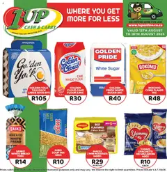 Preview of 1UP Cash & Carry specials valid from 12.08.2025