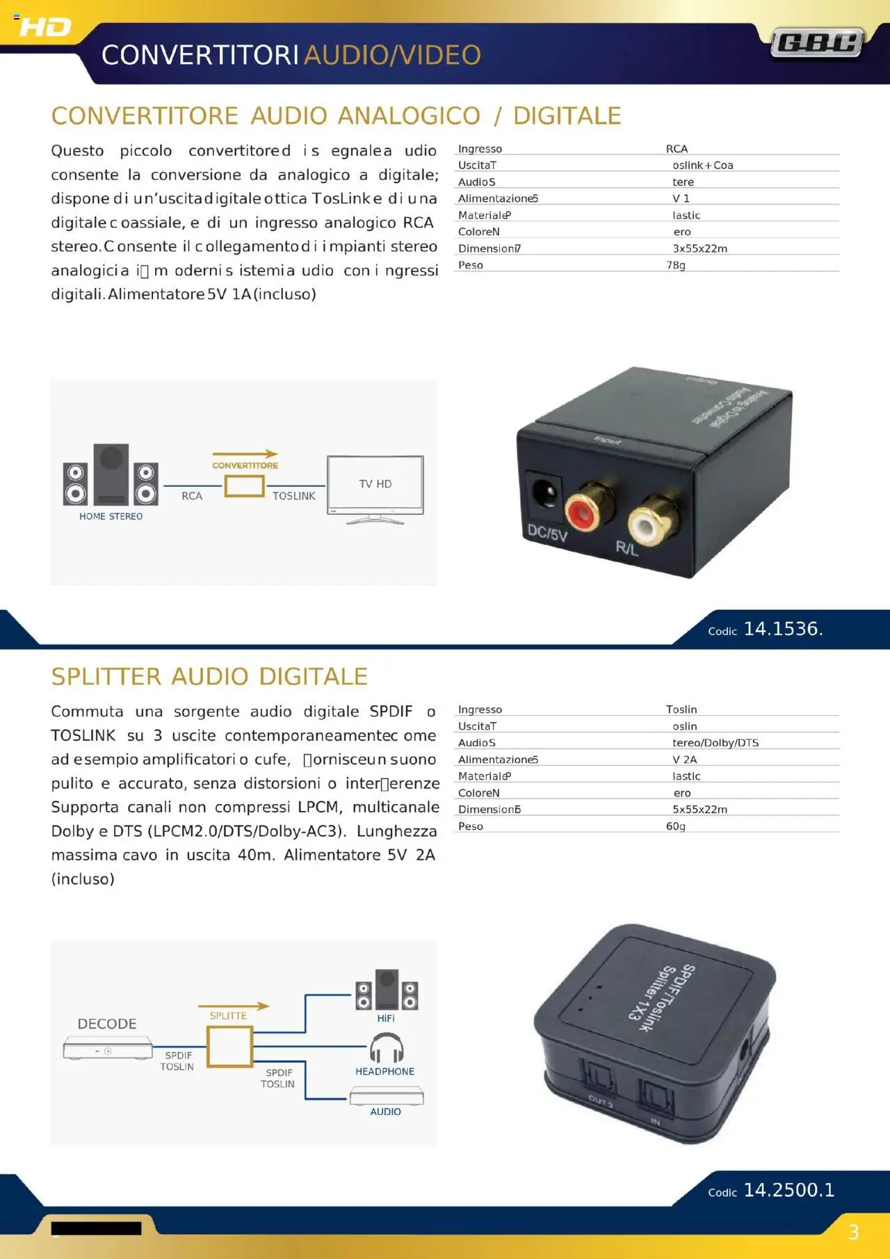 Volantino GBC del 16.10.2025 | Pagina: 31 | Prodotti: TV, Audio, Cavo