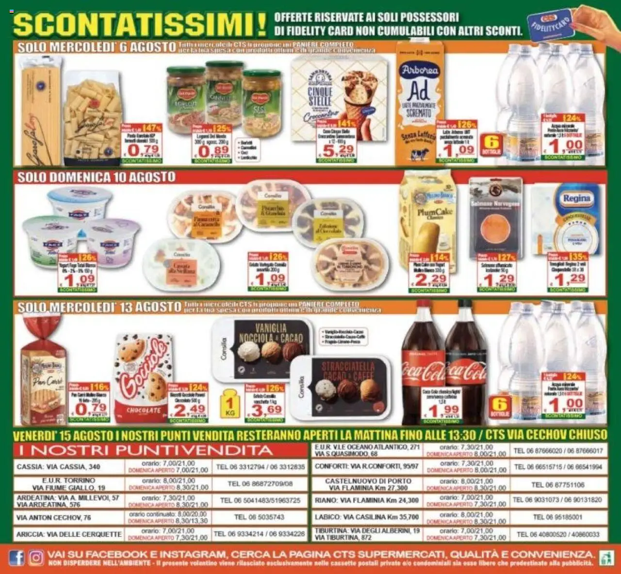 Volantino CTS del 06.08.2025 | Pagina: 24 | Prodotti: Caffè, Plumcake, Cacao, Stracciatella