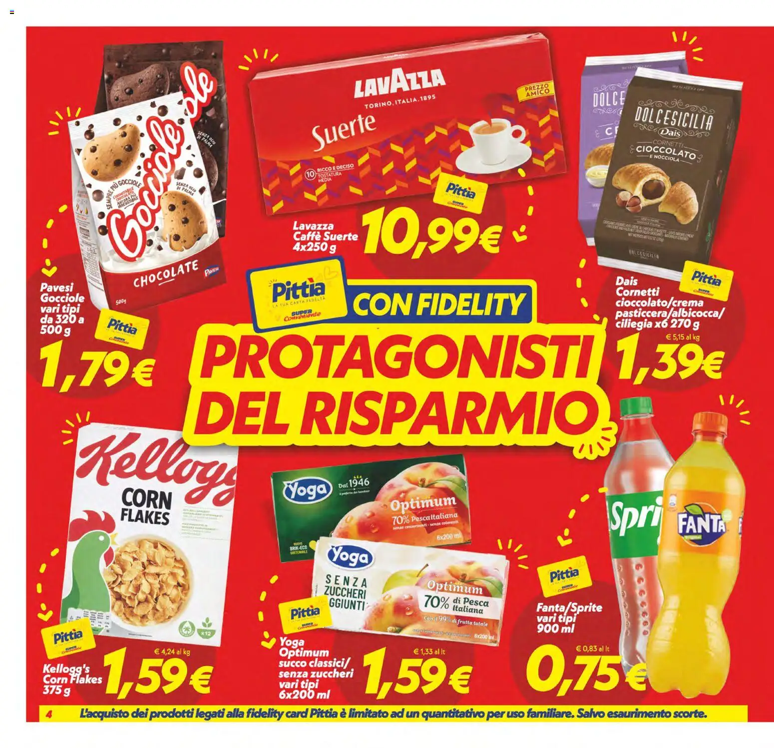 Volantino SuperConveniente del 24.02.2026 | Pagina: 4 | Prodotti: Cioccolato, Frutta, Olio, Pesca