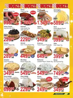 17.03.2026 tarihinden itibaren geçerli olan Özkuruşlar kataloğu önizlemesi | Sayfa: 7 | Ürünler: Süt, Tulum, Izgara, Sucuk