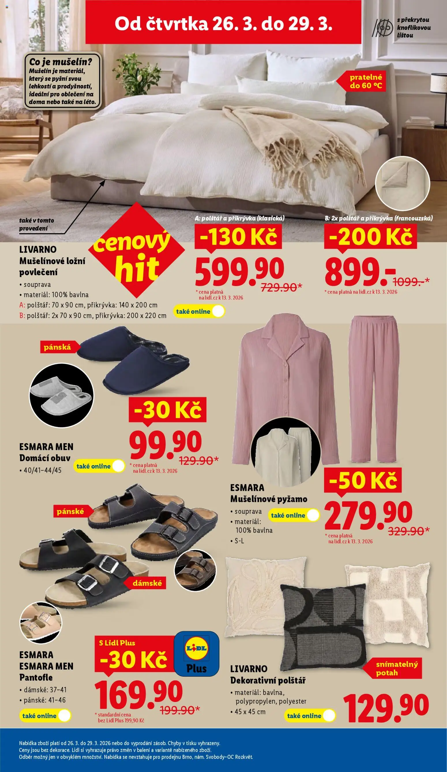 Lidl leták od 26.03.2026 💥 Nenechte si ujít TOP nabídky! ⭐ | Ceská republika