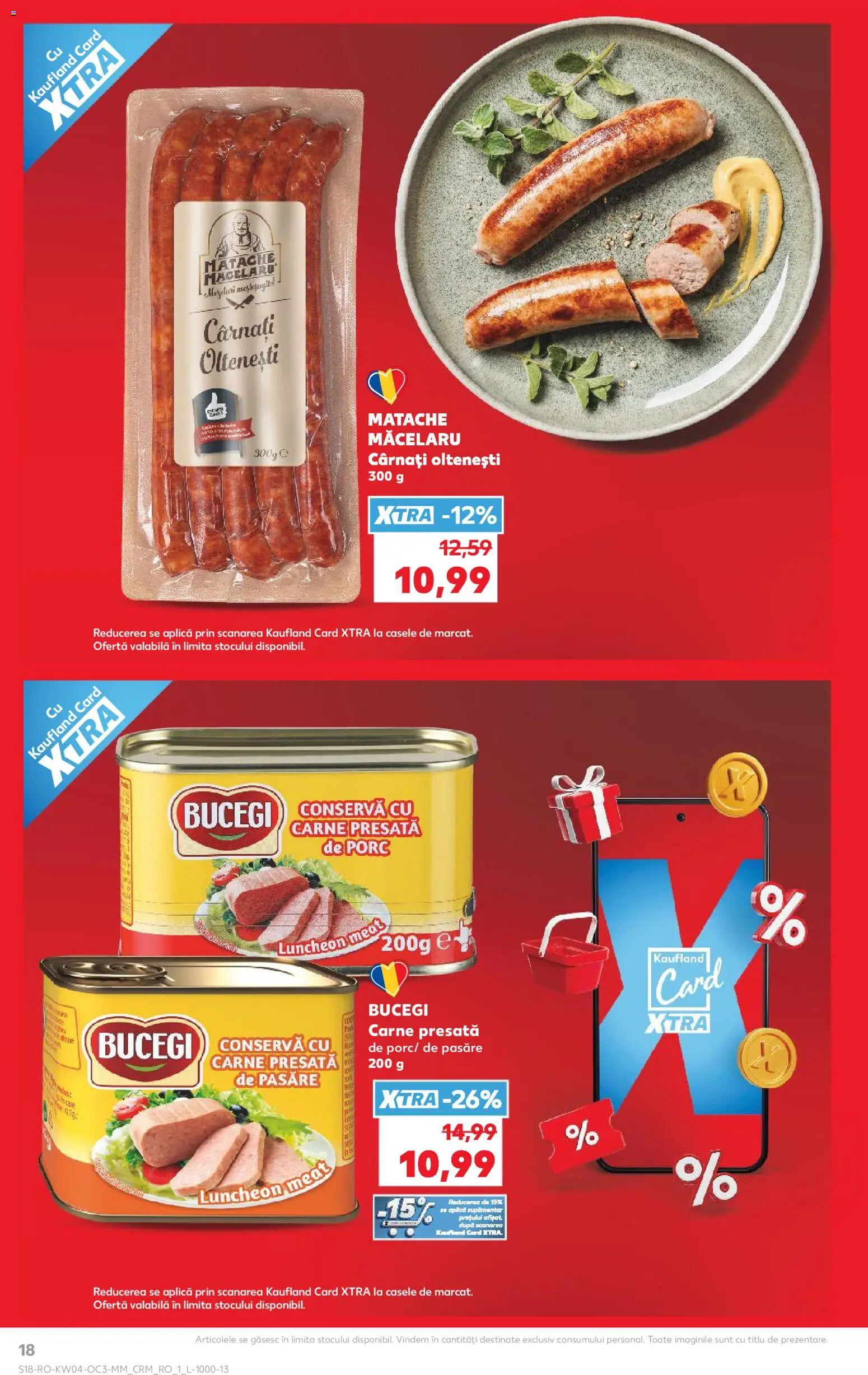 Noul catalog Kaufland – valabil de la 21.01.2026 | Pagină: 18 | Produse: Cârnați