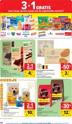 Carrefour folder week 14 - Voorbeeld van een folder van Carrefour, geldig van 01.04.2026 | Pagina: 22 | Producten: Pads, Parfum, Koffiepads, Chocolade