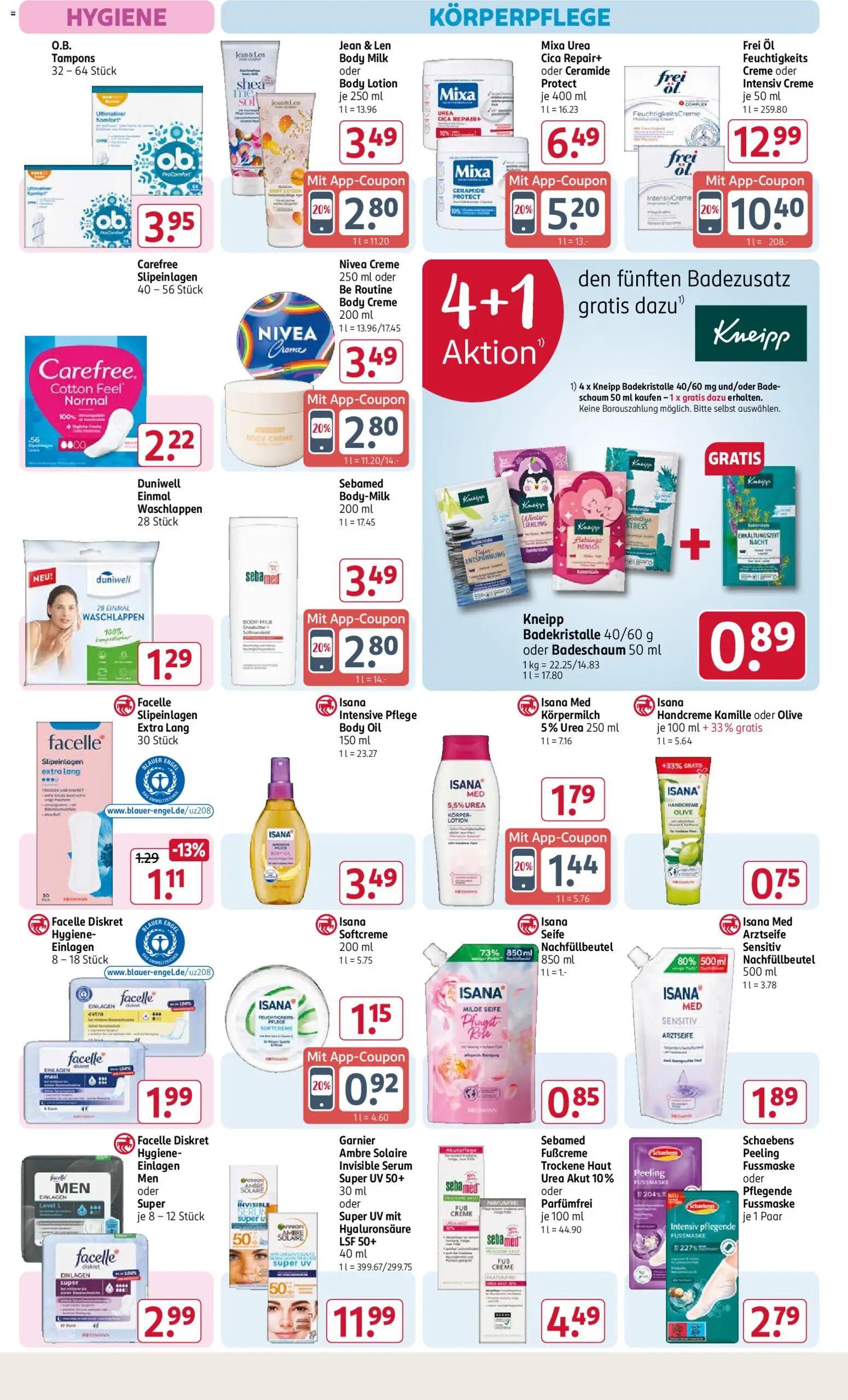 Rossmann Prospekt 	 – gültig ab 01.12.2025 | Seite: 10 | Produkte: Körpermilch, Handcreme, Seife, Badeschaum