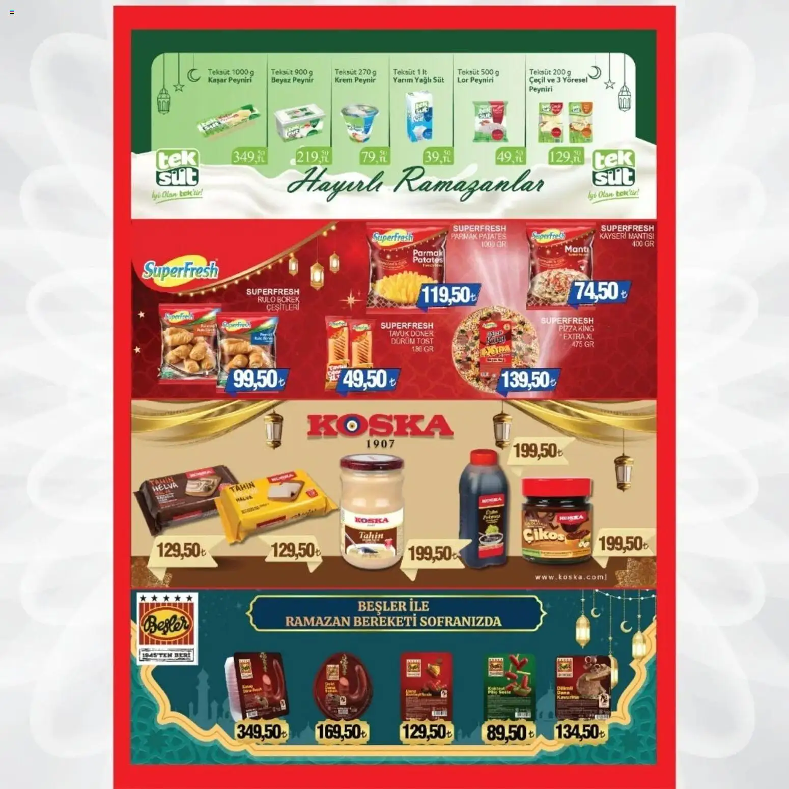 Furpa Katalog Muhteşem Fiyatlar - 13.02.2026 tarihinden itibaren geçerlidir | Sayfa: 3 | Ürünler: Döner, Süt, Peynir, Pizza