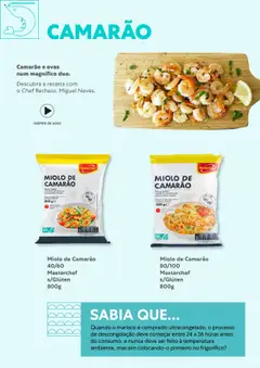 Pré-visualização Recheio - Congelados do Mar e da Terra válido de 14.07.2025 | Página: 8 | Produtos: Frigorífico, Camarão