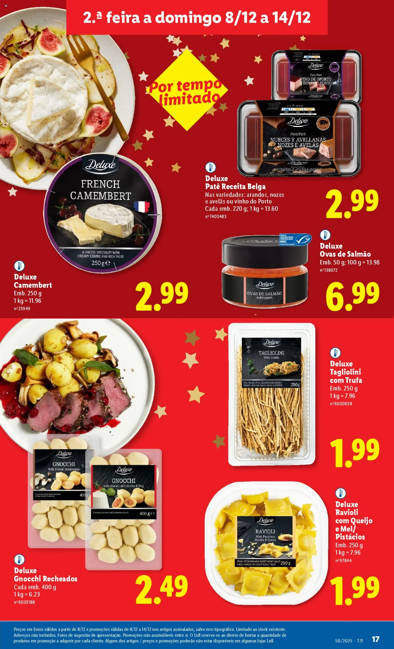 Lidl folheto │ válido de 08.12.2025 | Página: 17 | Produtos: Avelãs, Salmão, Queijo, Vinho