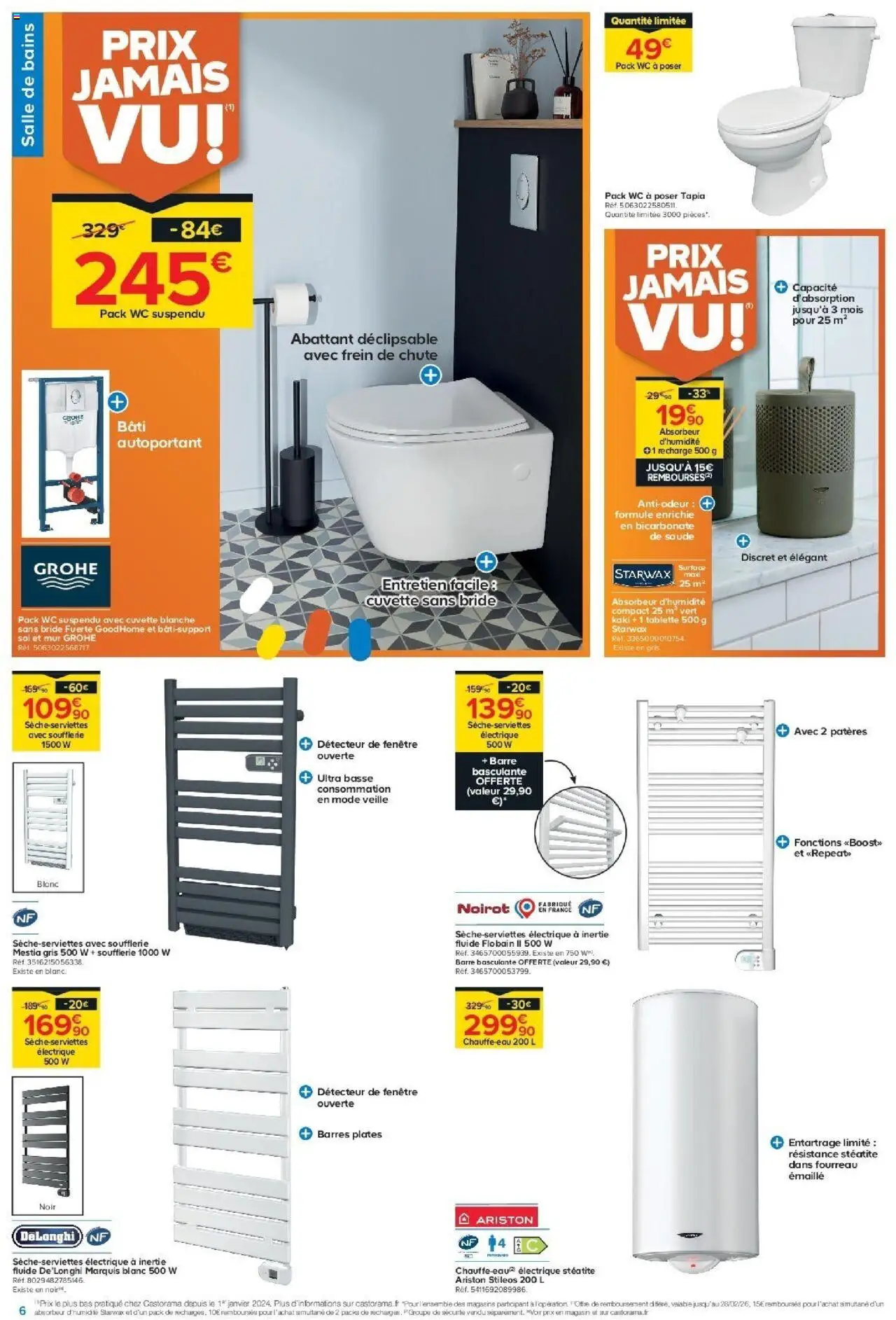 {H1} | Page: 6 | Produits: Tablette, Absorbeur d'humidité, Delonghi, Bicarbonate de soude