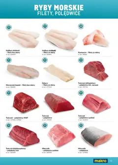 Pogląd oferty "Makro Gazetka - Ultra fresh" - ważna od 01.03.2026 | Strona: 73 | Produkty: Halibut, Tuńczyk, Morszczuk, Ryby