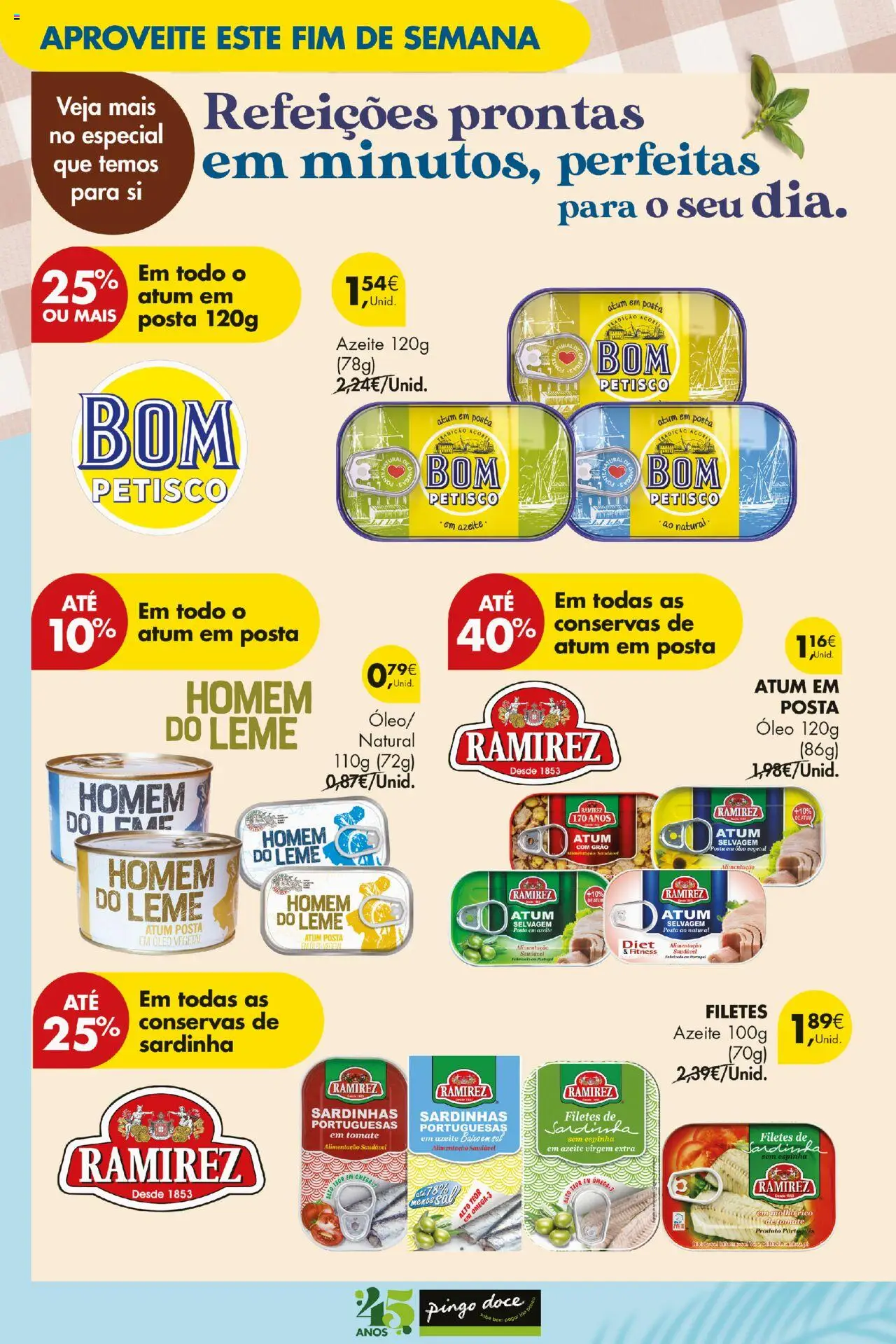 Pingo Doce Poupe este Fim de Semana │ válido de 15.08.2025 | Página: 22 | Produtos: Azeite, Robe, Sal, Tomate