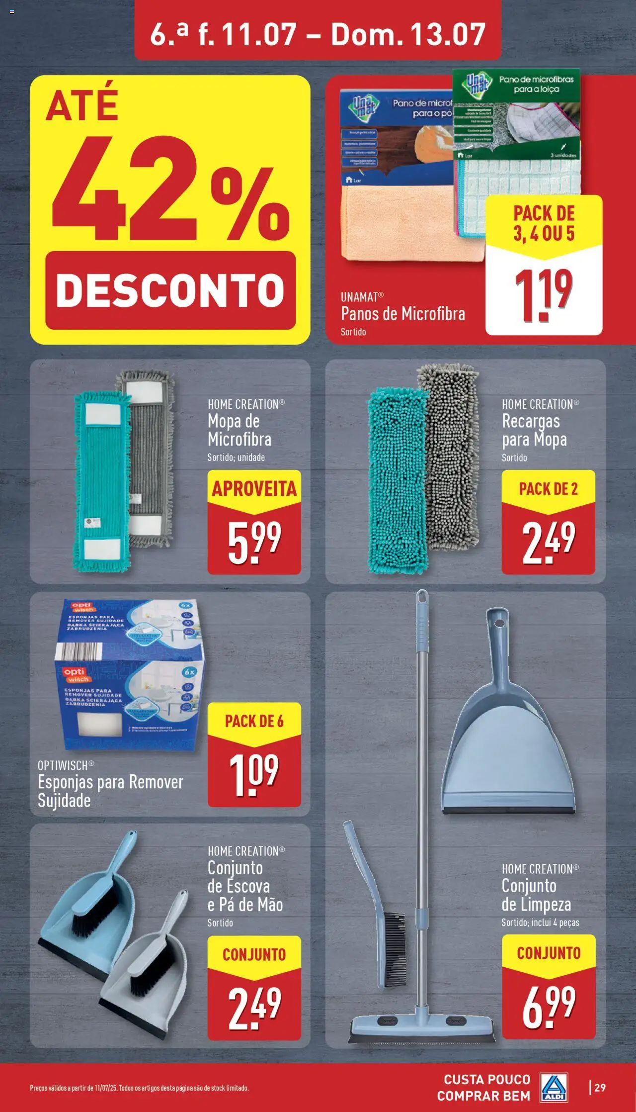 Aldi folheto │ válido de 07.07.2025 | Página: 29 | Produtos: Pó, Pá