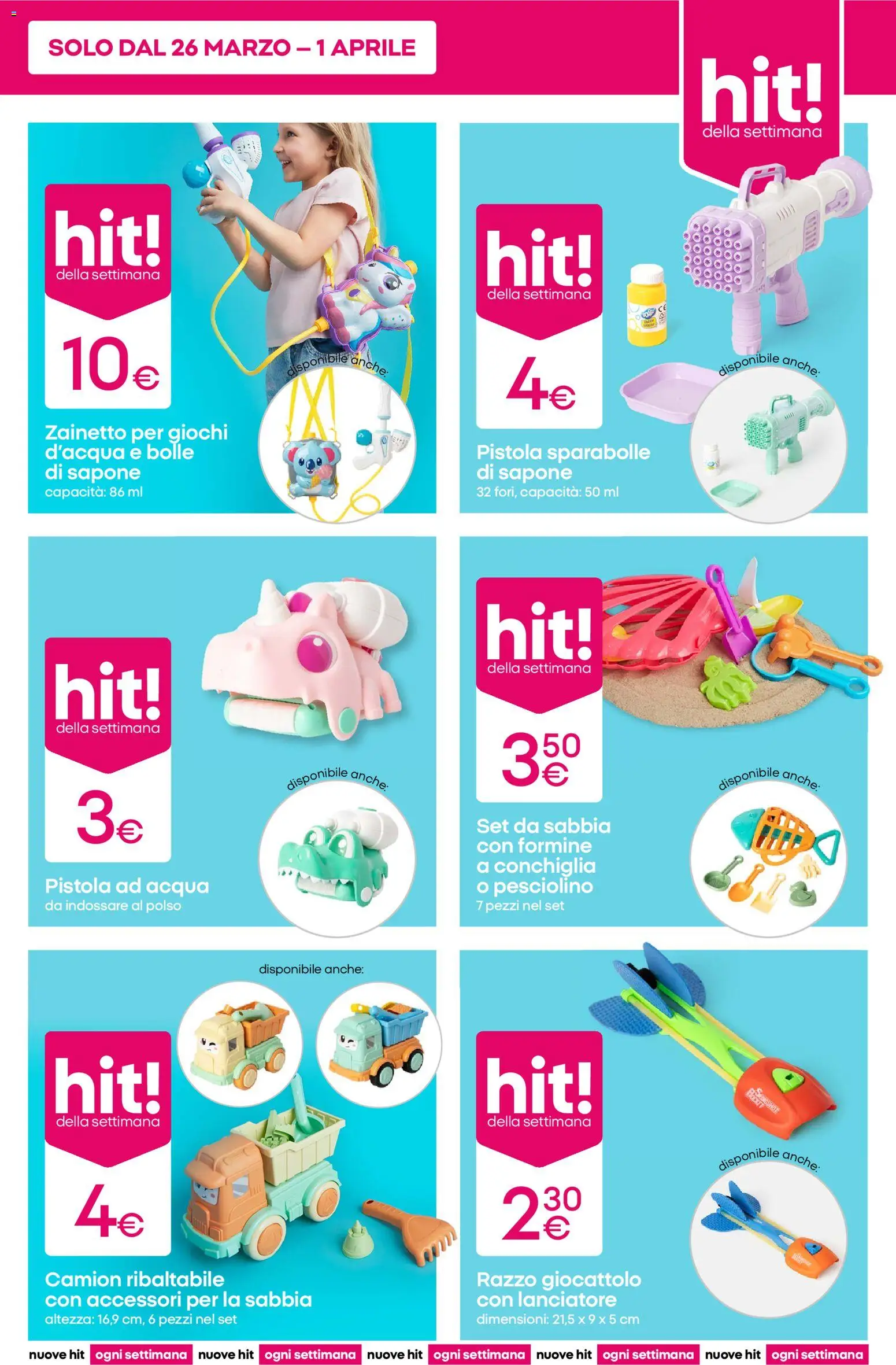 Volantino Pepco del 26.03.2026 | Pagina: 3 | Prodotti: Sapone, Acqua