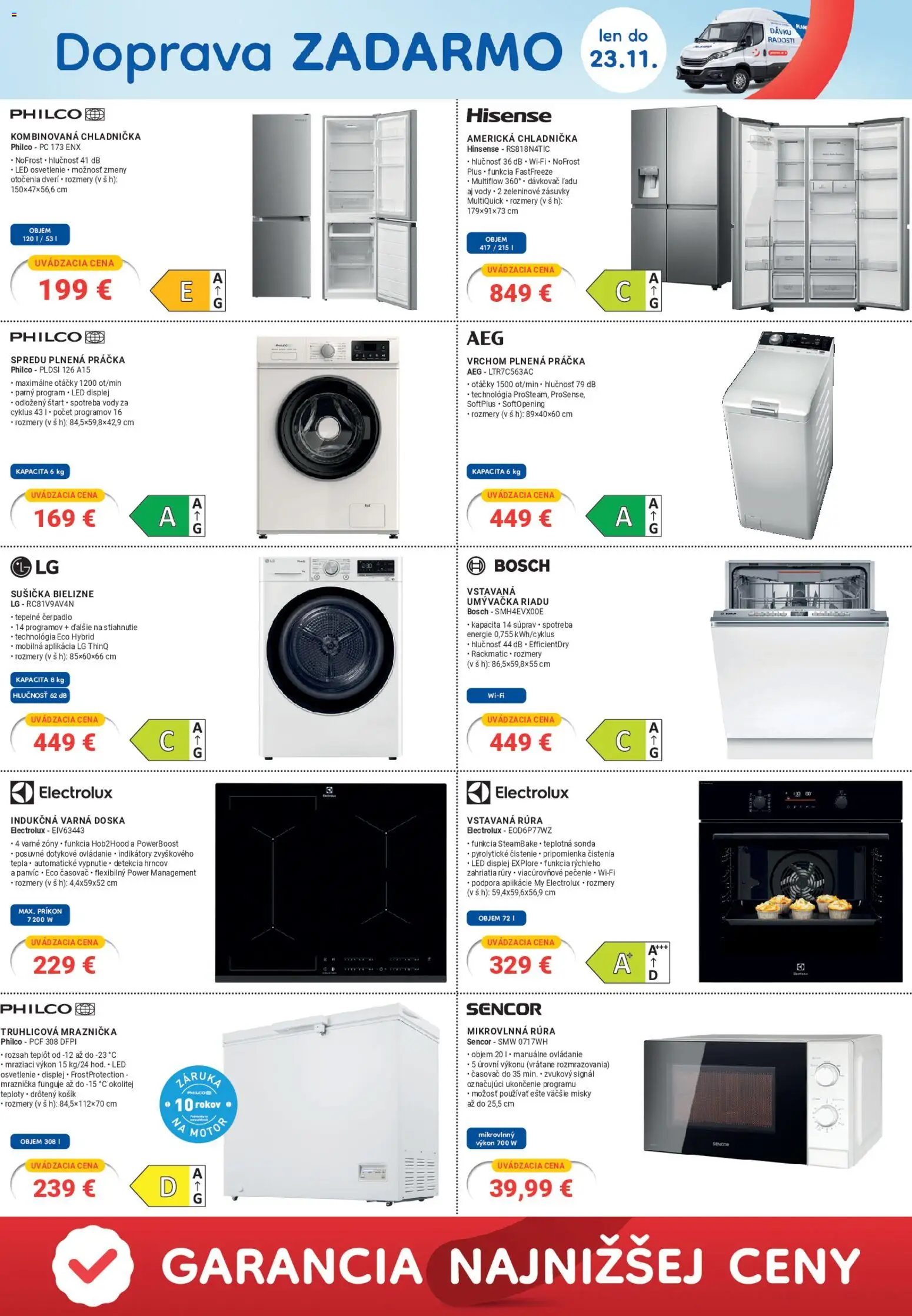 Nové Planeo Elektro akcie – leták je platný od 13.11.2025 | Strana: 3 | Produkty: Tepelné čerpadlo, Led osvetlenie, Osvetlenie, Sušička