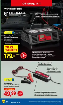 Pogląd oferty "Lidl Katalog" - ważna od 10.11.2025 | Strona: 54 | Produkty: Ładowarka, Torba, Prostownik