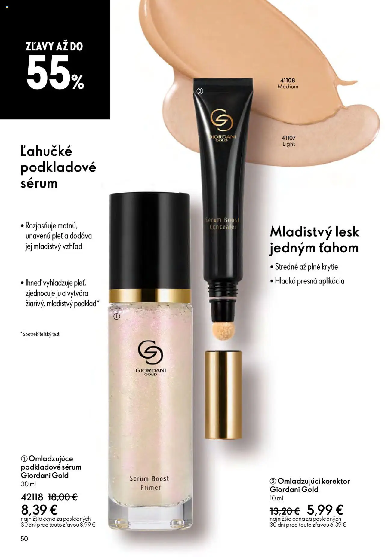 Katalóg Oriflame 13 2025 │ platný od 07.09.2025 | Strana: 50 | Produkty: Korektor