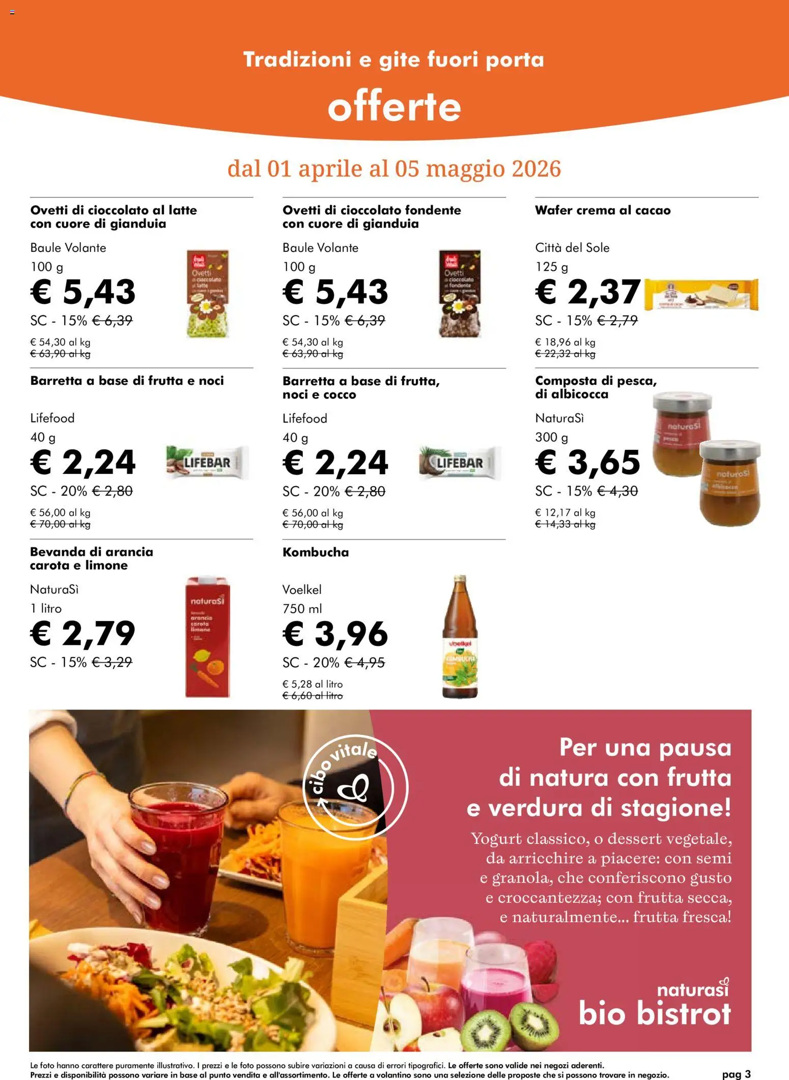 Volantino Natura Sì del 01.04.2026 | Pagina: 3