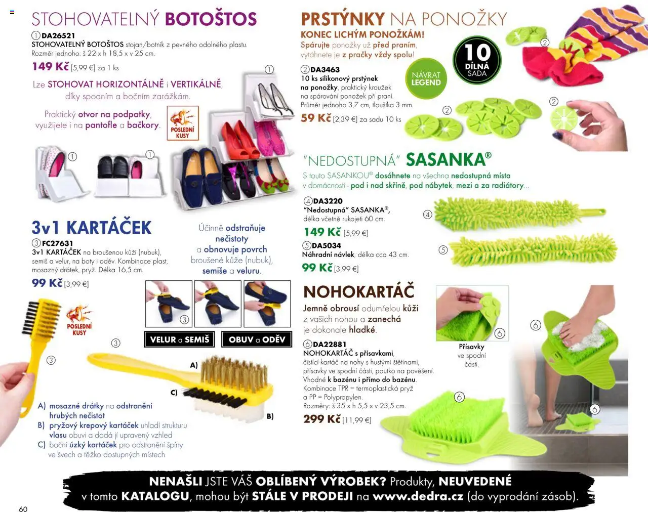Dedra Katalog 7 2025 │ platný od 20.06.2025 | Strana: 60 | Produkty: Práčky, Radiátory, Ponožky