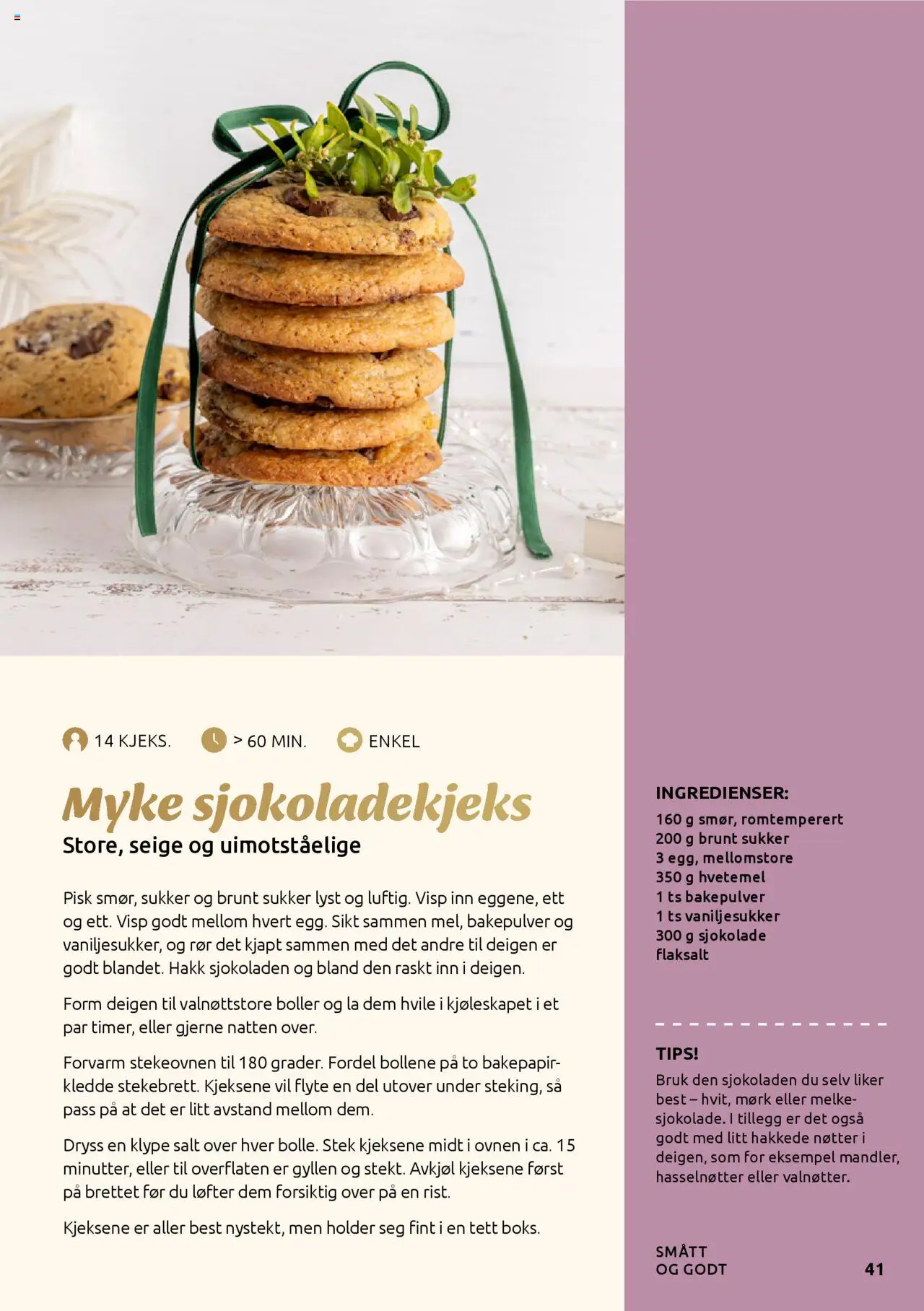  | Side: 41 | Produkter: Картрідер, Vaniljesukker, Суміш дитяча, Hasselnøtter