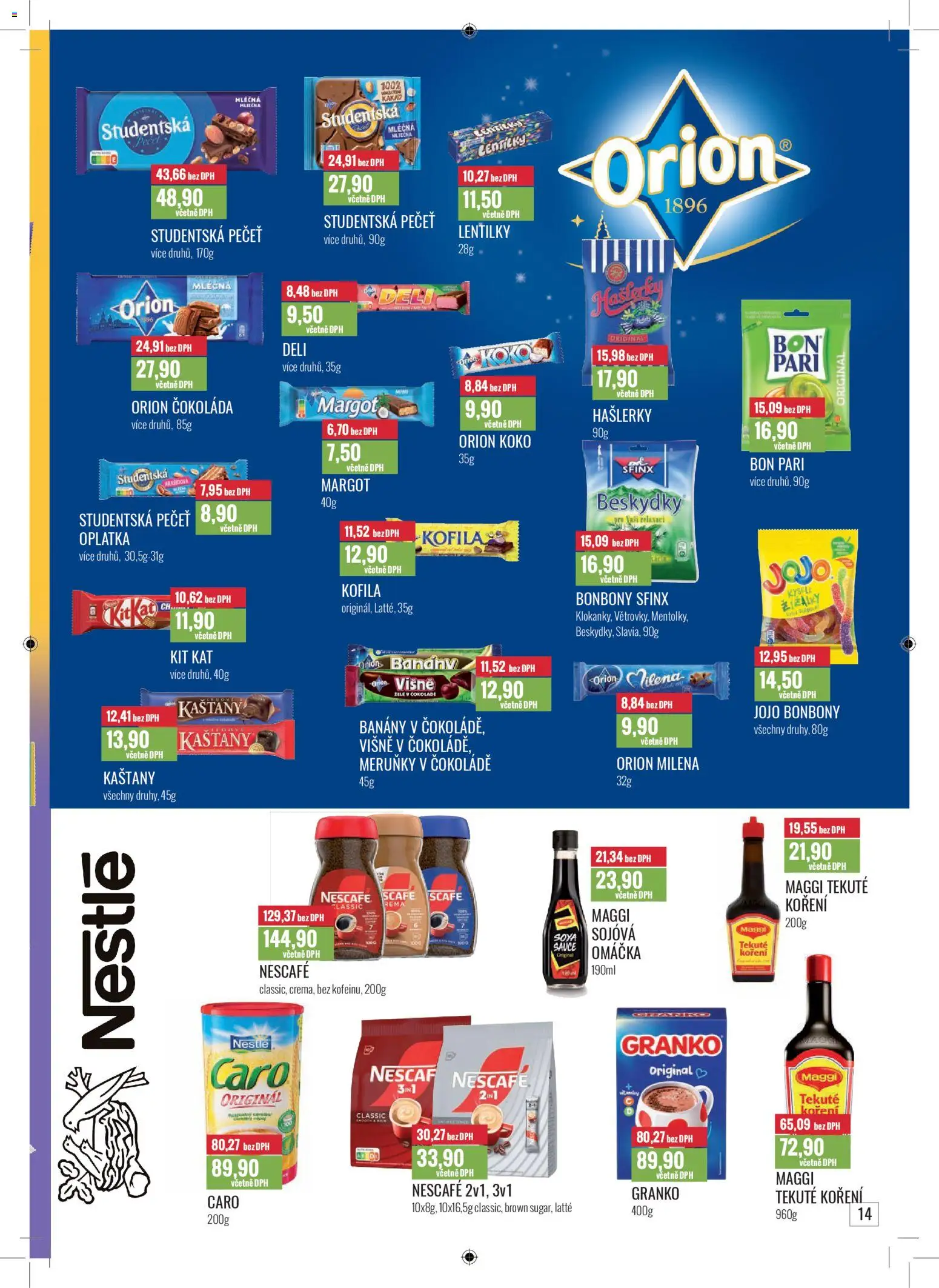 Ratio leták od 01.01.2026 | Strana: 15 | Produkty: Čokoláda, Maggi, Nescafé, Lentilky