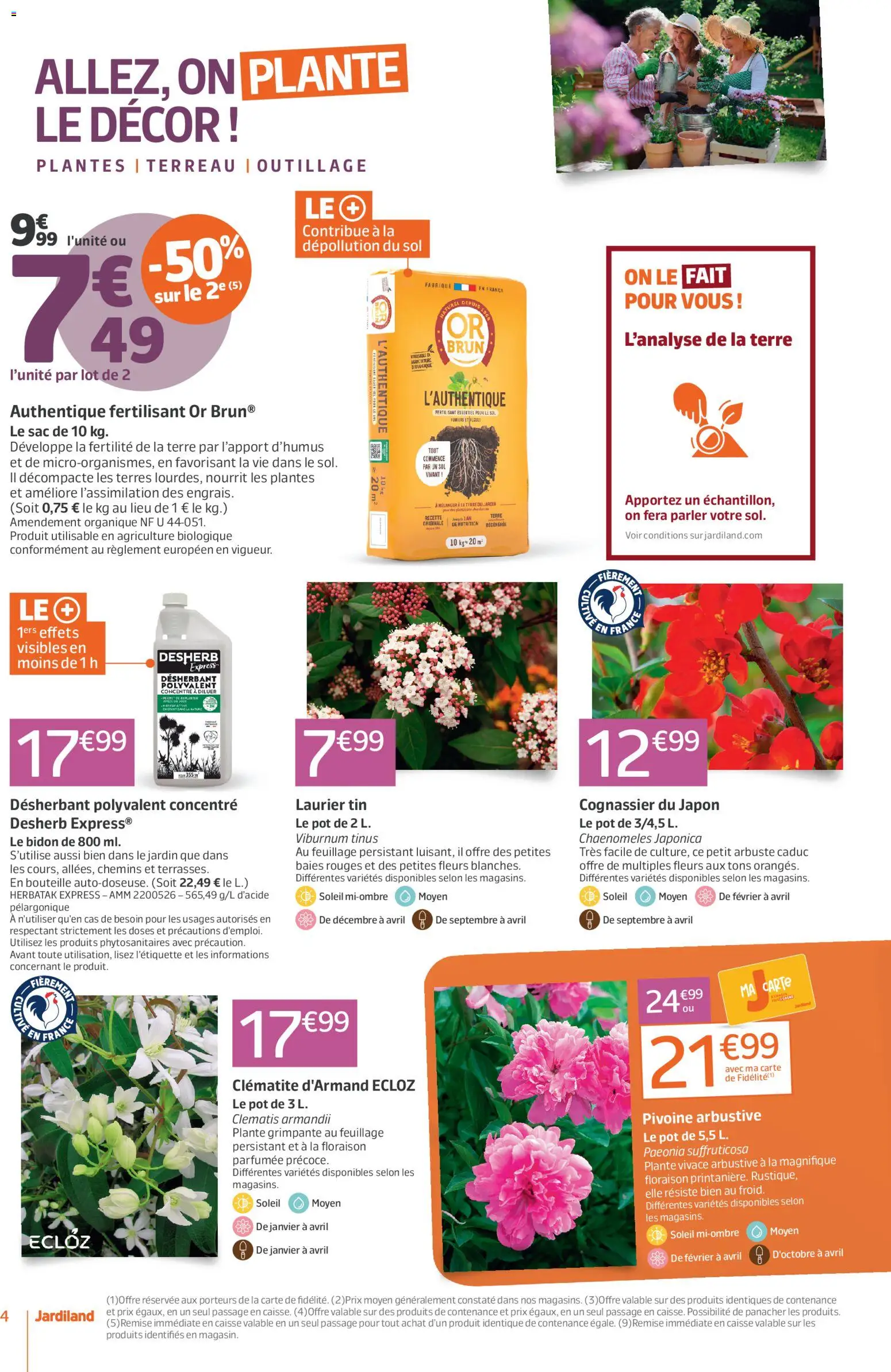 {H1} | Page: 4 | Produits: Sac, Plantes, Terreau, Oranges