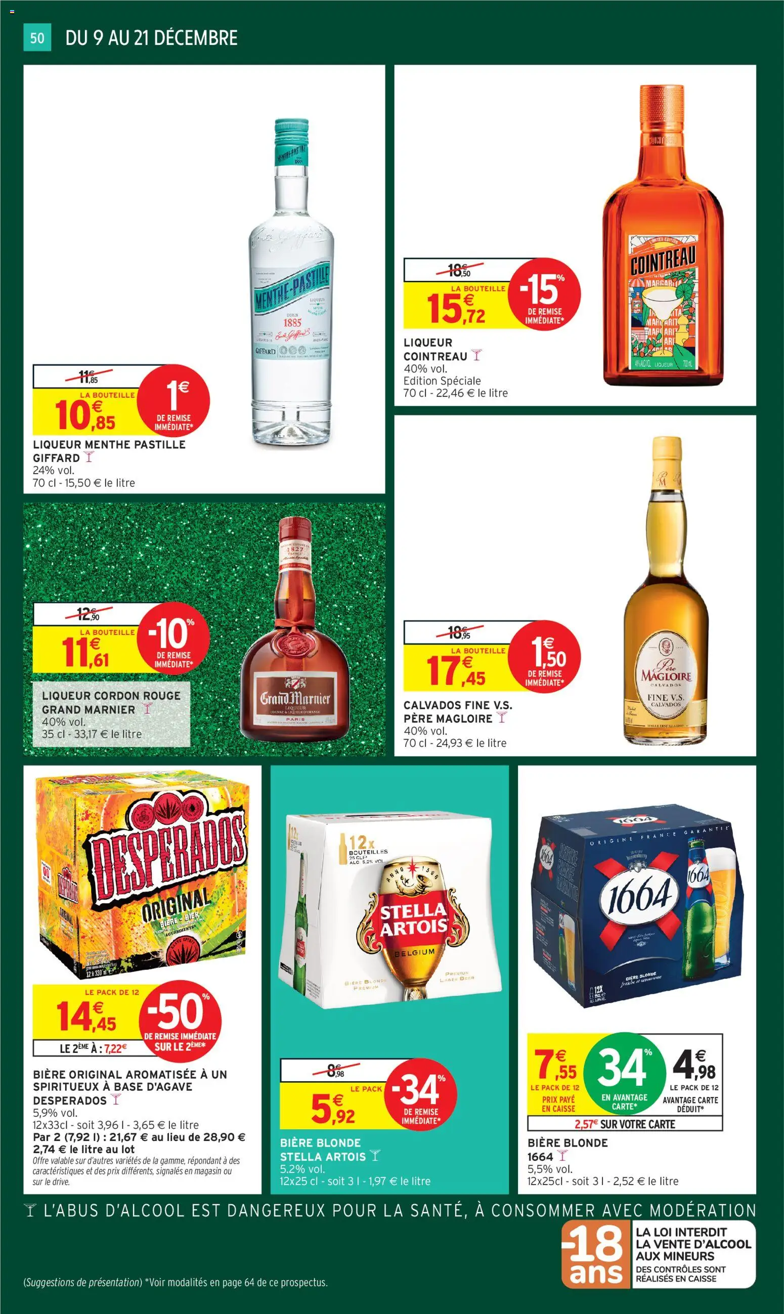{H1} | Page: 50 | Produits: Desperados, Cointreau, Liqueur, Menthe Pastille