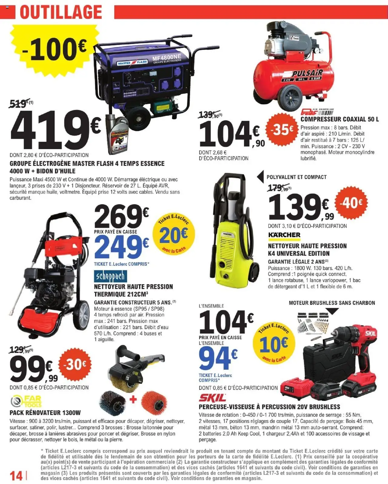  | Page: 14 | Produits: Compresseur, Brosse, Prises, Prise