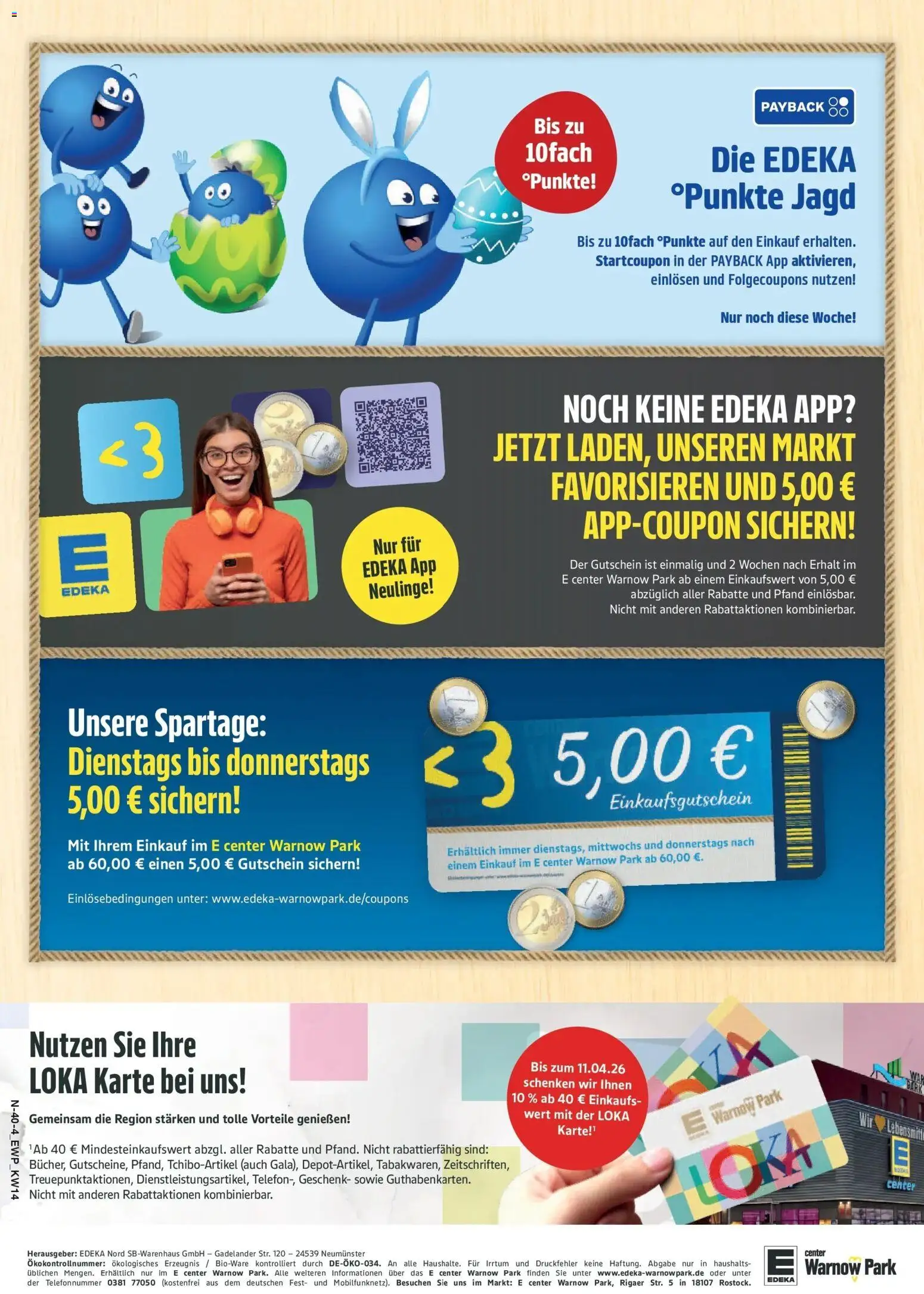 Edeka prospekt Rostock	 – gültig ab 30.03.2026 | Seite: 40