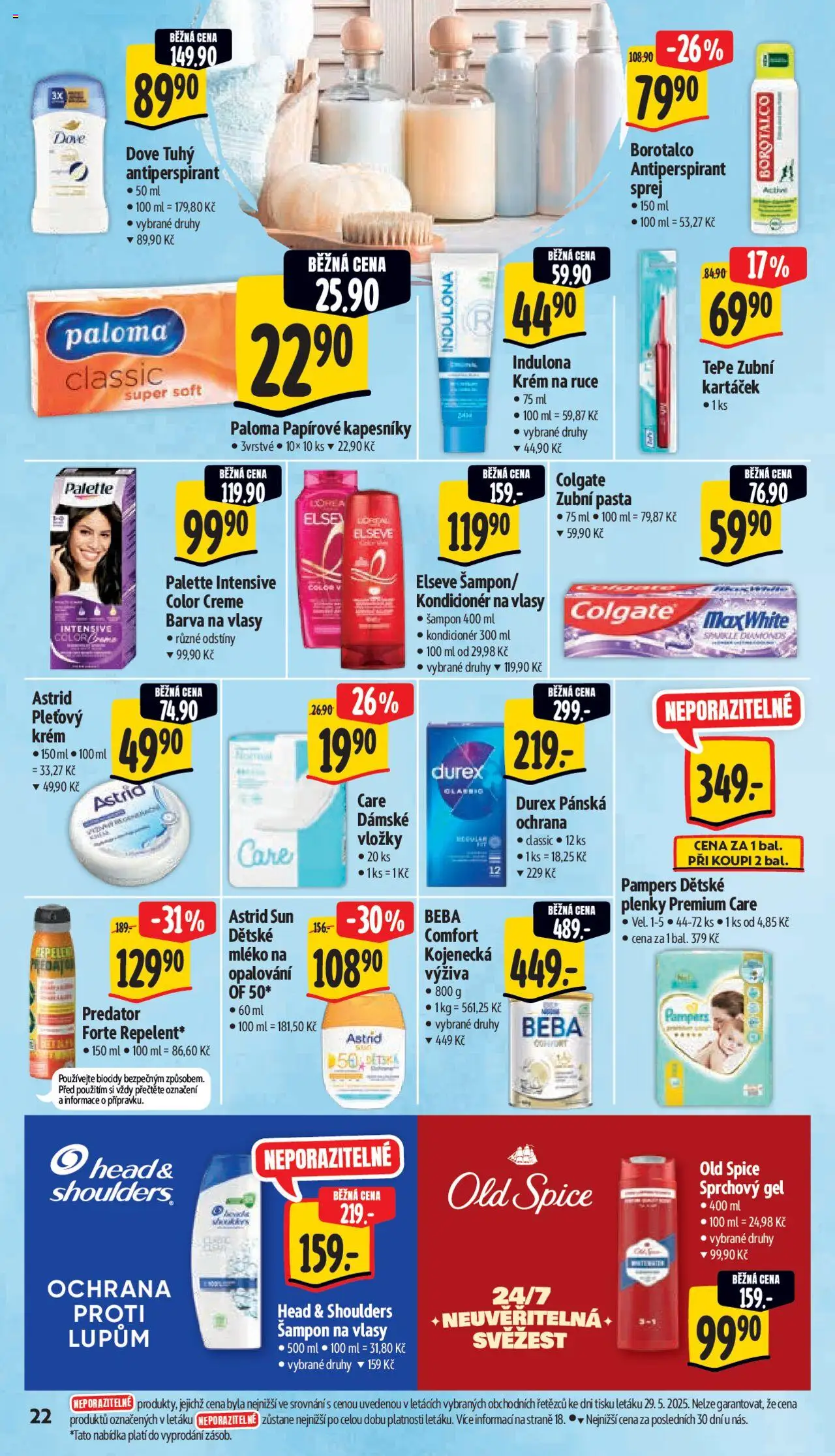 Albert leták - Supermarket od 04.06.2025 | Strana: 30 | Produkty: Beba, Head & Shoulders, Durex, Plenky