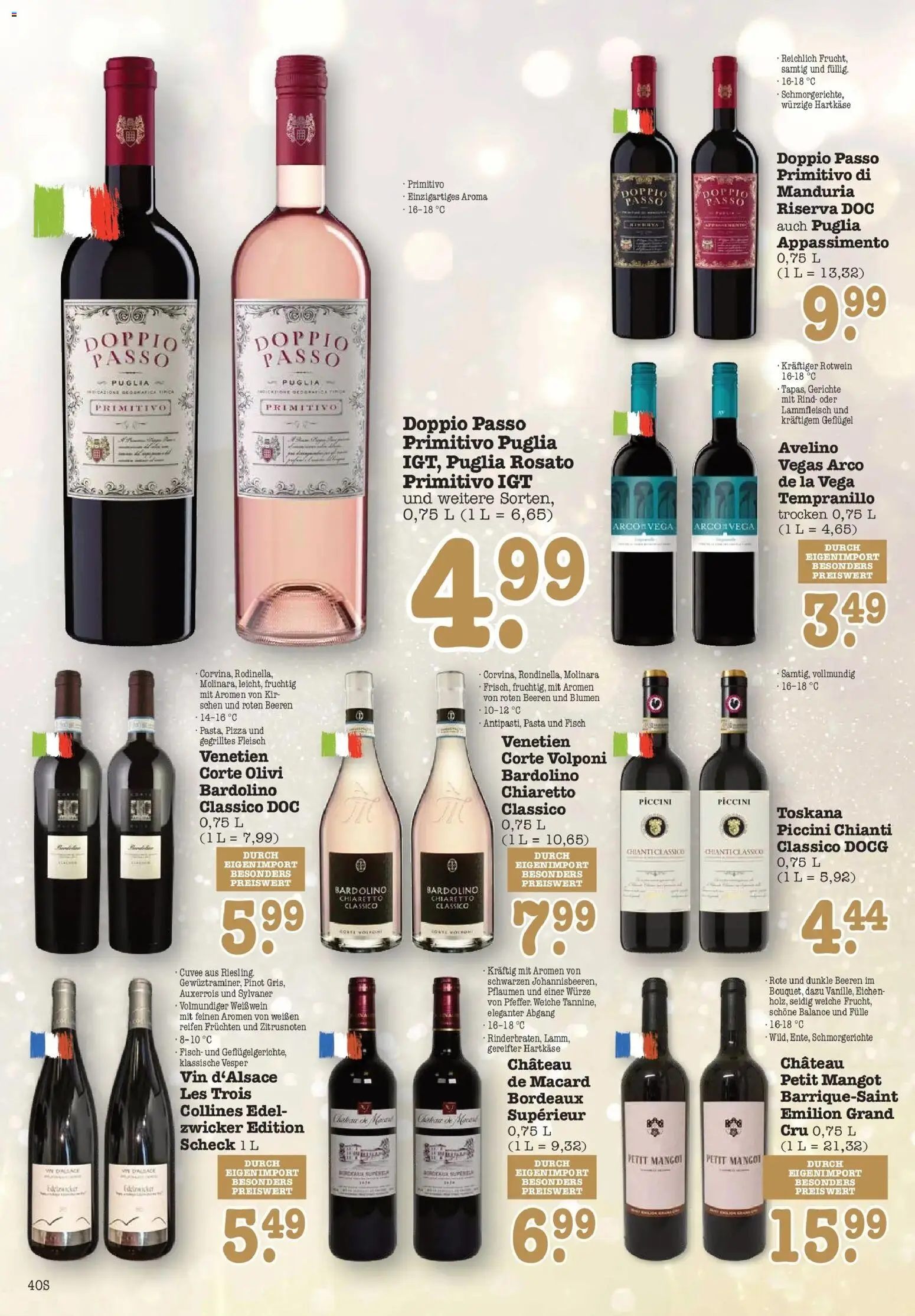 Edeka prospekt Offenbach	 – gültig ab 14.12.2025 | Seite: 40 | Produkte: Rotwein, Pasta, Wein, Fleisch