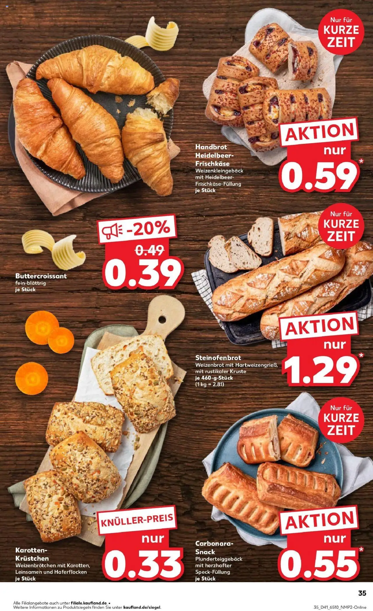 Kaufland prospekt Emmerich Am Rhein	 – gültig ab 09.10.2025 | Seite: 35 | Produkte: Croissant, Frischkase
