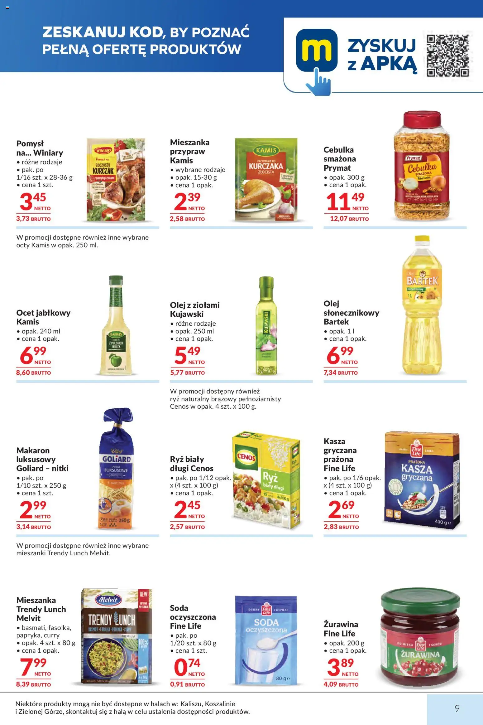 Makro gazetka od 28.04.2026 | Strona: 9 | Produkty: Ocet, Curry, Kurczak, Ryż