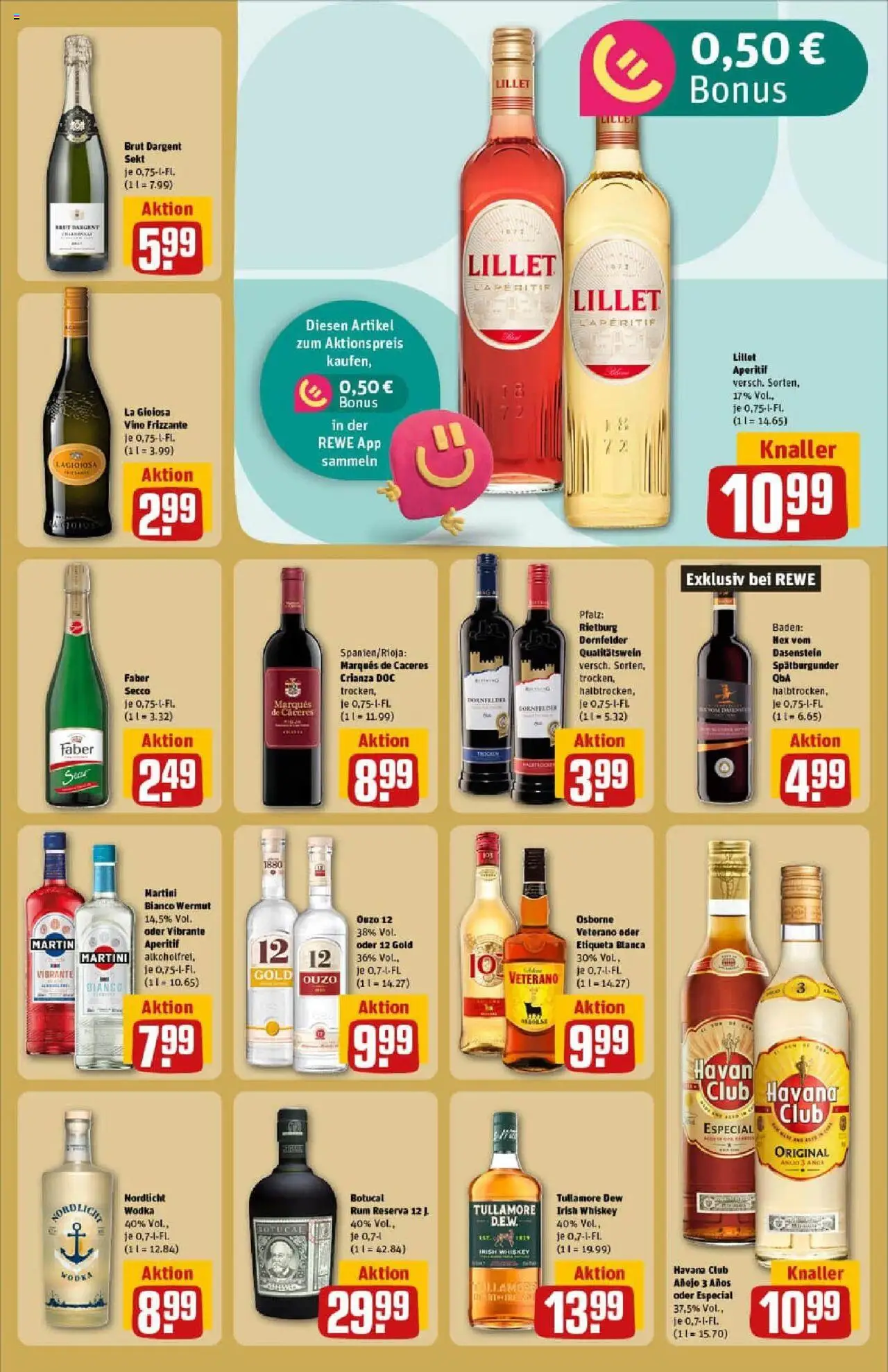 Rewe prospekt Hamburg / Wandsbek	 – gültig ab 06.10.2025 | Seite: 23 | Produkte: Ouzo 12, Ouzo, Sekt, Whiskey
