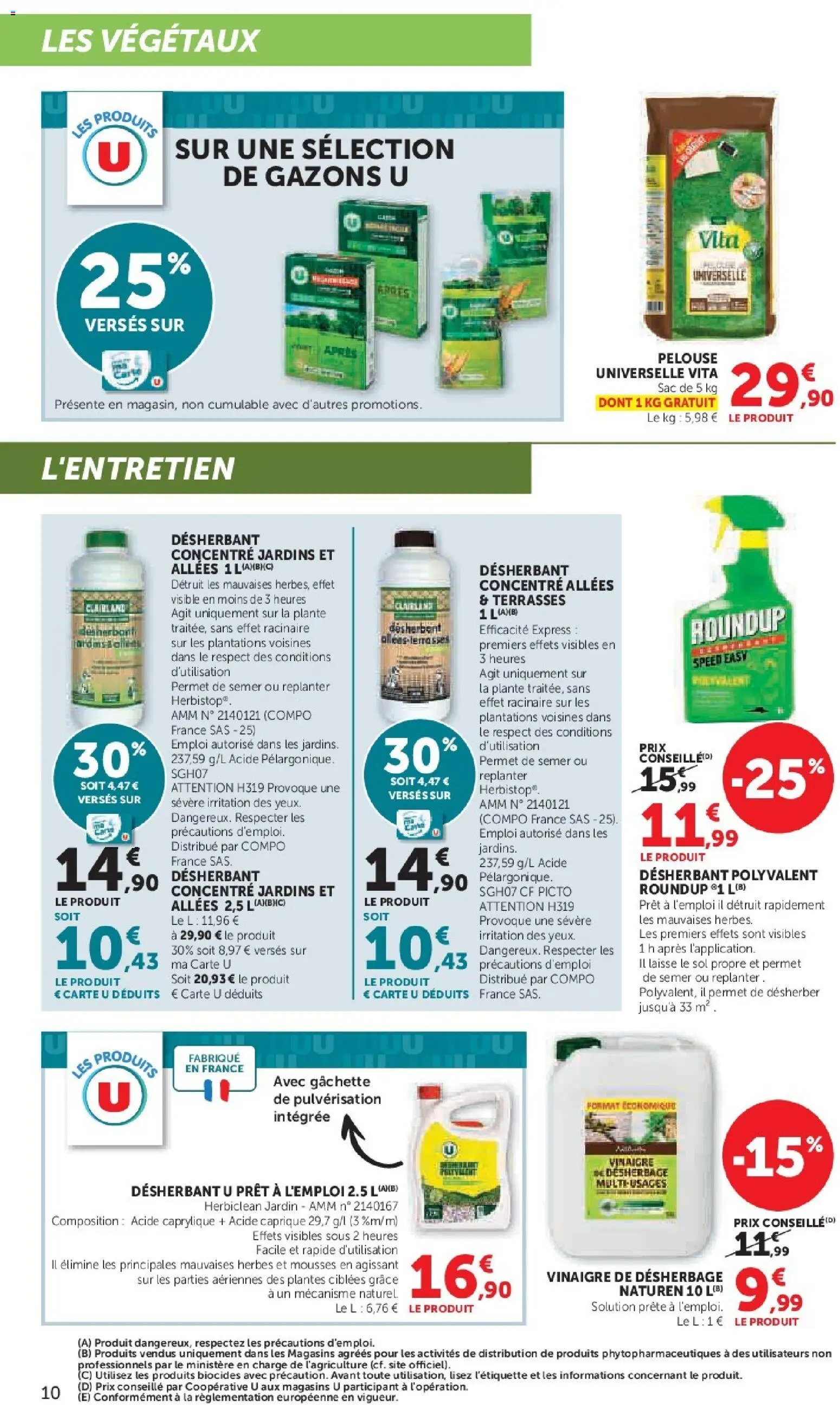 {H1} | Page: 10 | Produits: Sac, Plantes, Vinaigre