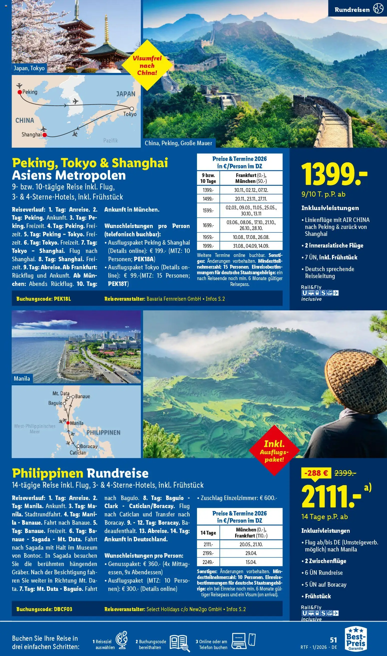 Lidl Reisen - Prospekt – gültig ab 14.01.2026 | Seite: 51 | Produkte: Telefon