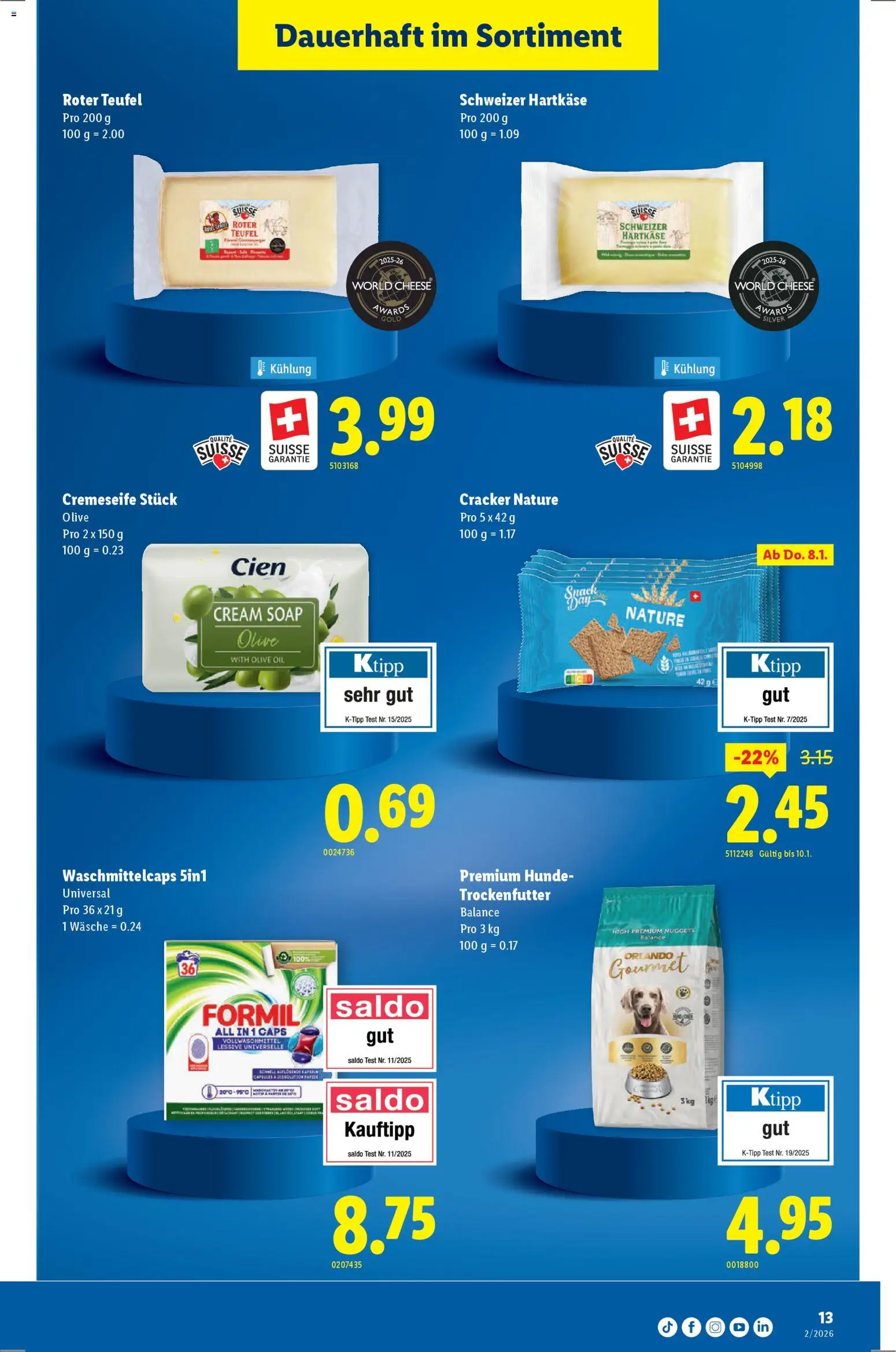 Lidl Aktionen – gültig ab 08.01.2026 | Seite: 13