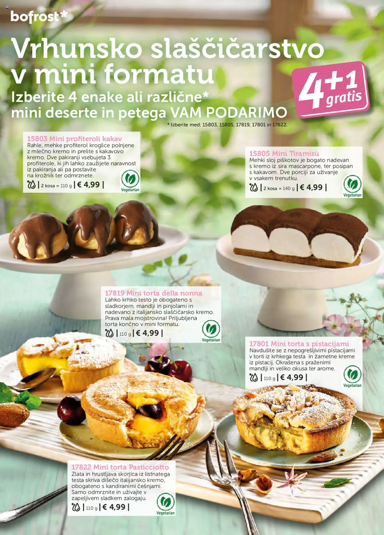 Novi Bofrost katalog ponudbe – veljaven od 01.05.2025 | Stran: 90 | Izdelki: Mandlji, Torta, Kakav