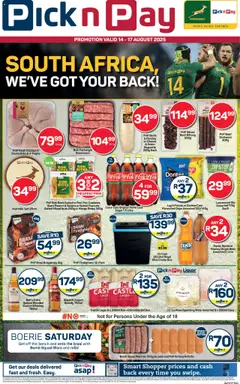 Preview of Pick n Pay specials valid from 14.08.2025