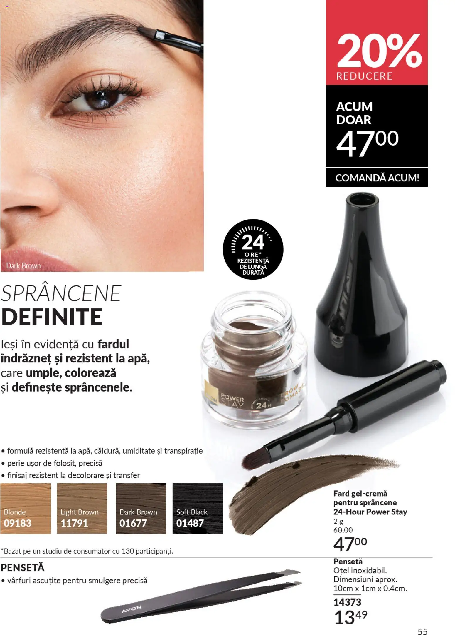 Noul catalog Avon – valabil de la 01.02.2026 | Pagină: 57 | Produse: Pensetă, Perie