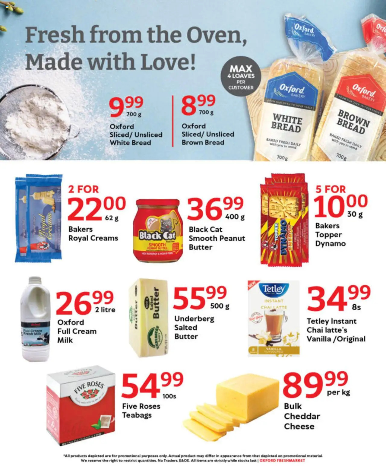 Oxford Freshmarket - Tuesday Specials │ valid from 26.08.2025 | Page: 6 | Products: Bakery, Butter, Bread, Peanut butter
