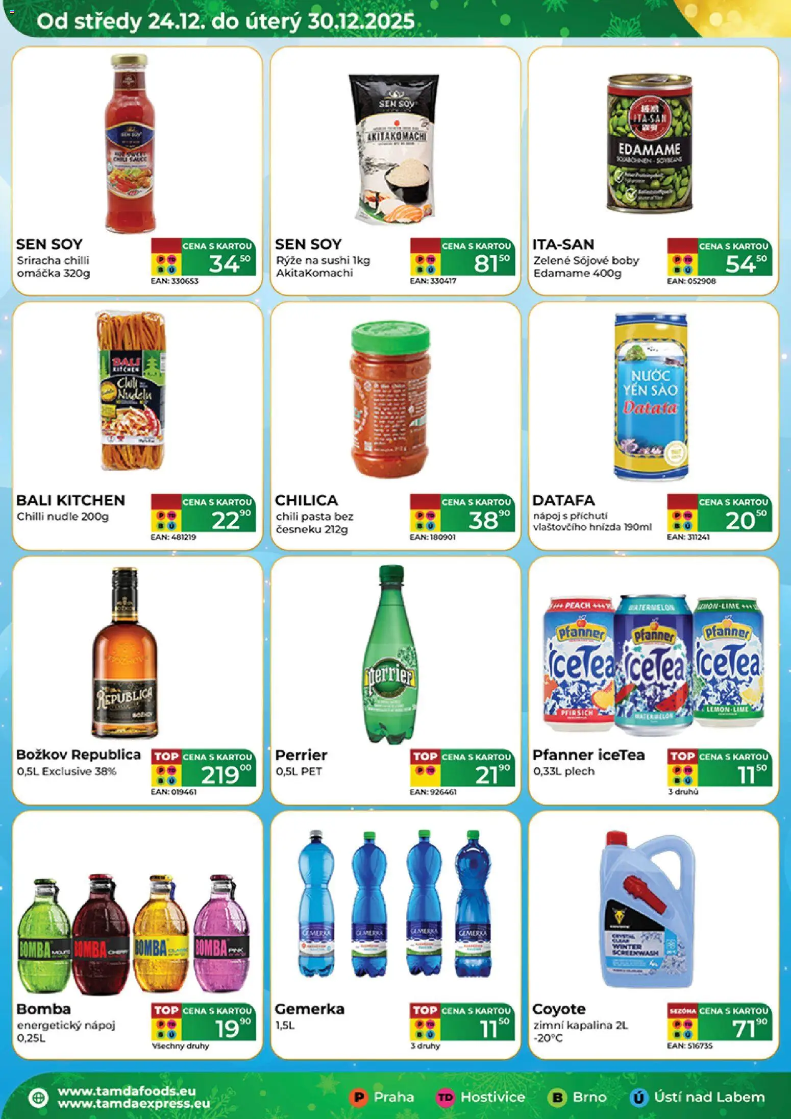 Tamda Foods leták od 24.12.2025 | Strana: 4 | Produkty: Božkov Republica, Rýže, Edamame, Rýže na sushi