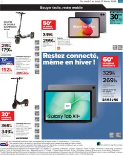 Carrefour - Prévisualisation de Carrefour Faites entrer la nouveauté à la maison valide à partir de 03.02.2026 | Page: 13 | Produits: Tablette, Pneus, Trottinette électrique, Batterie