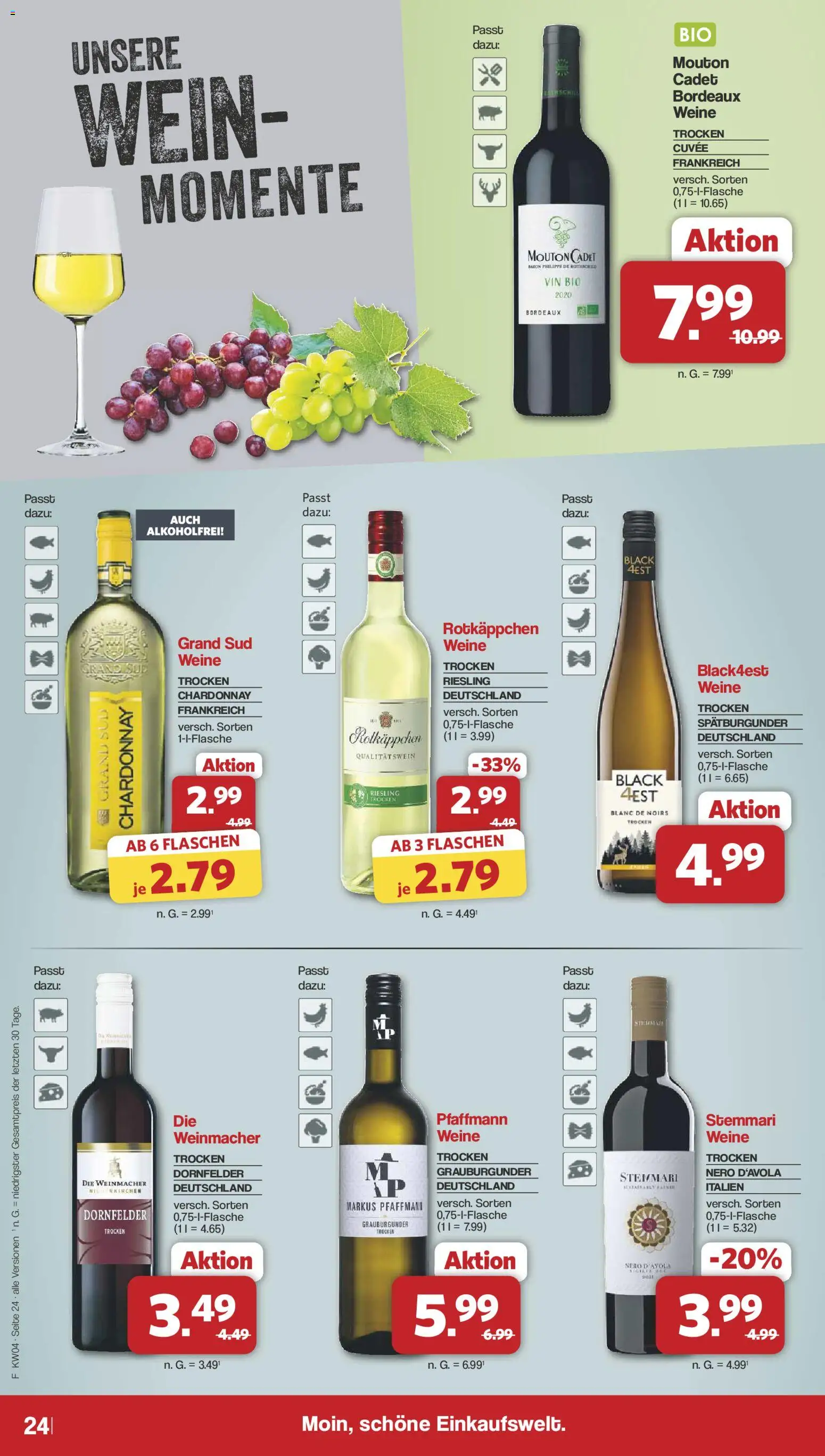 Famila Nordwest Prospekt 	 – gültig ab 19.01.2026 | Seite: 24 | Produkte: Grand sud, Rotkäppchen, Wein