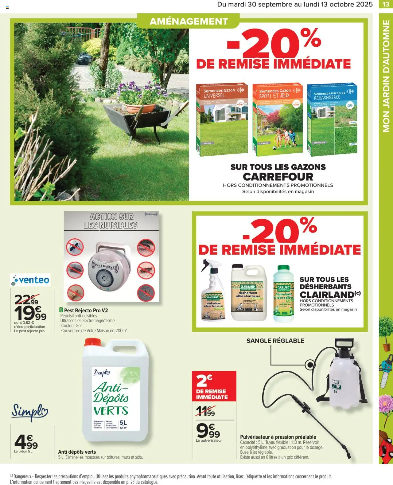  | Page: 15 | Produits: Tuyau, Couverture, Gazon, Jeux