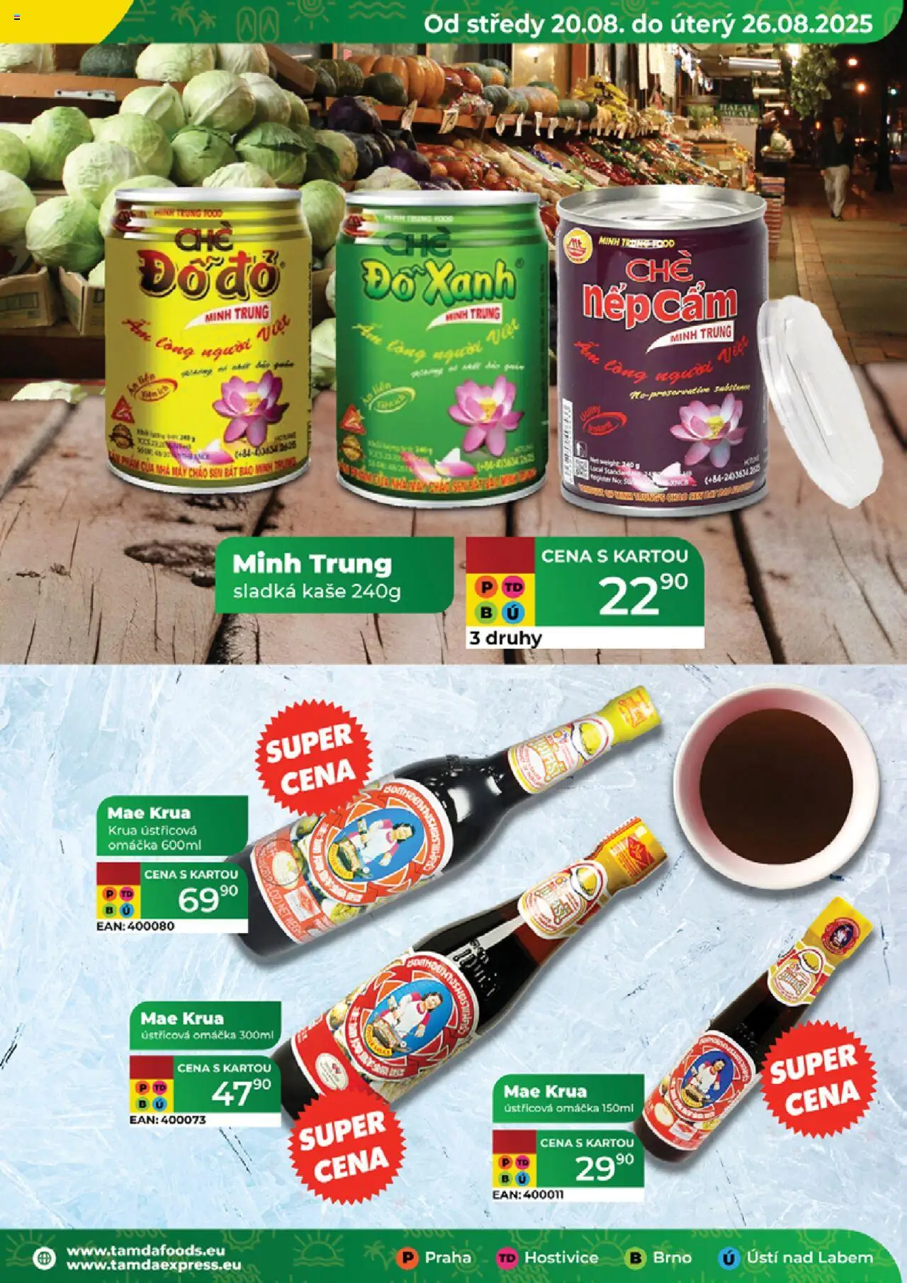 Tamda Foods leták od 20.08.2025 | Strana: 47 | Produkty: Ústřicová omáčka, Kaše